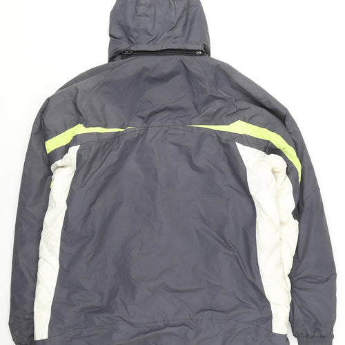 Trespass Men's Grey 2XL Hooded Waterproof Parka