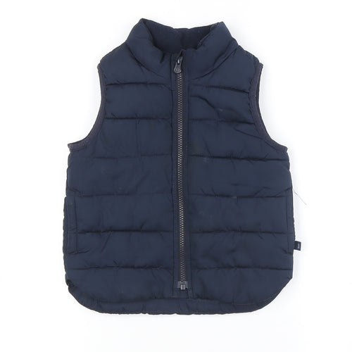 GAP Boys Blue Bodywarmer Jacket - 2 Years