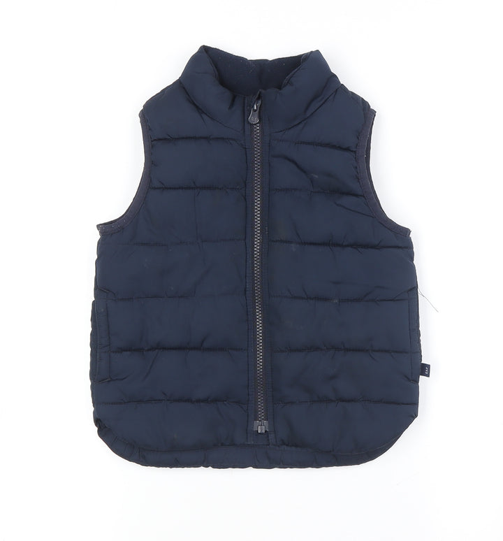 GAP Boys Blue Bodywarmer Jacket - 2 Years