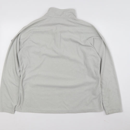 Regatta Women's Grey 1/4 Zip Fleece Sweatshirt, Size 16