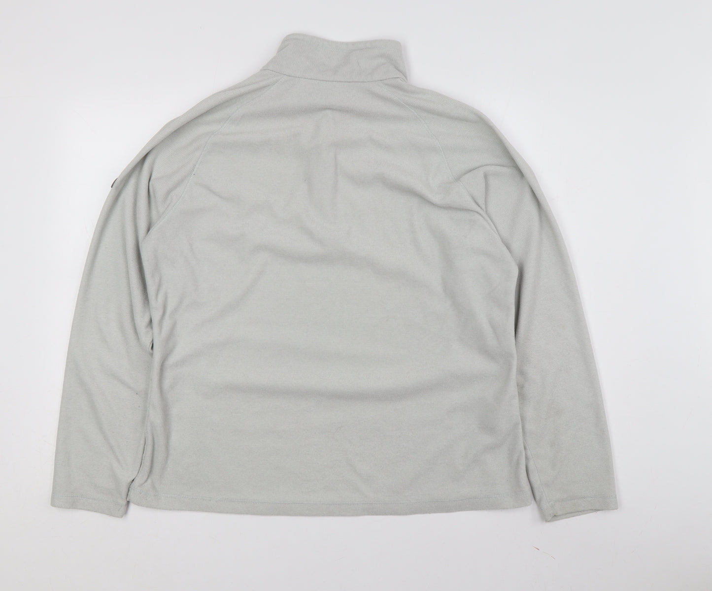 Regatta Women's Grey 1/4 Zip Fleece Sweatshirt, Size 16
