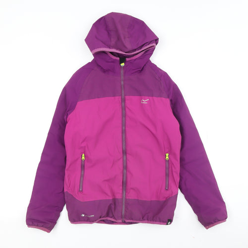 Regatta Girls Purple Puffer Jacket 12 Years Waterproof