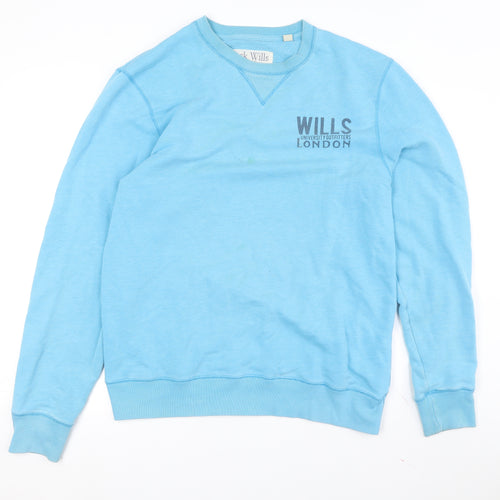 Jack Wills Men's Blue Crew Neck Pullover Sweatshirt XL