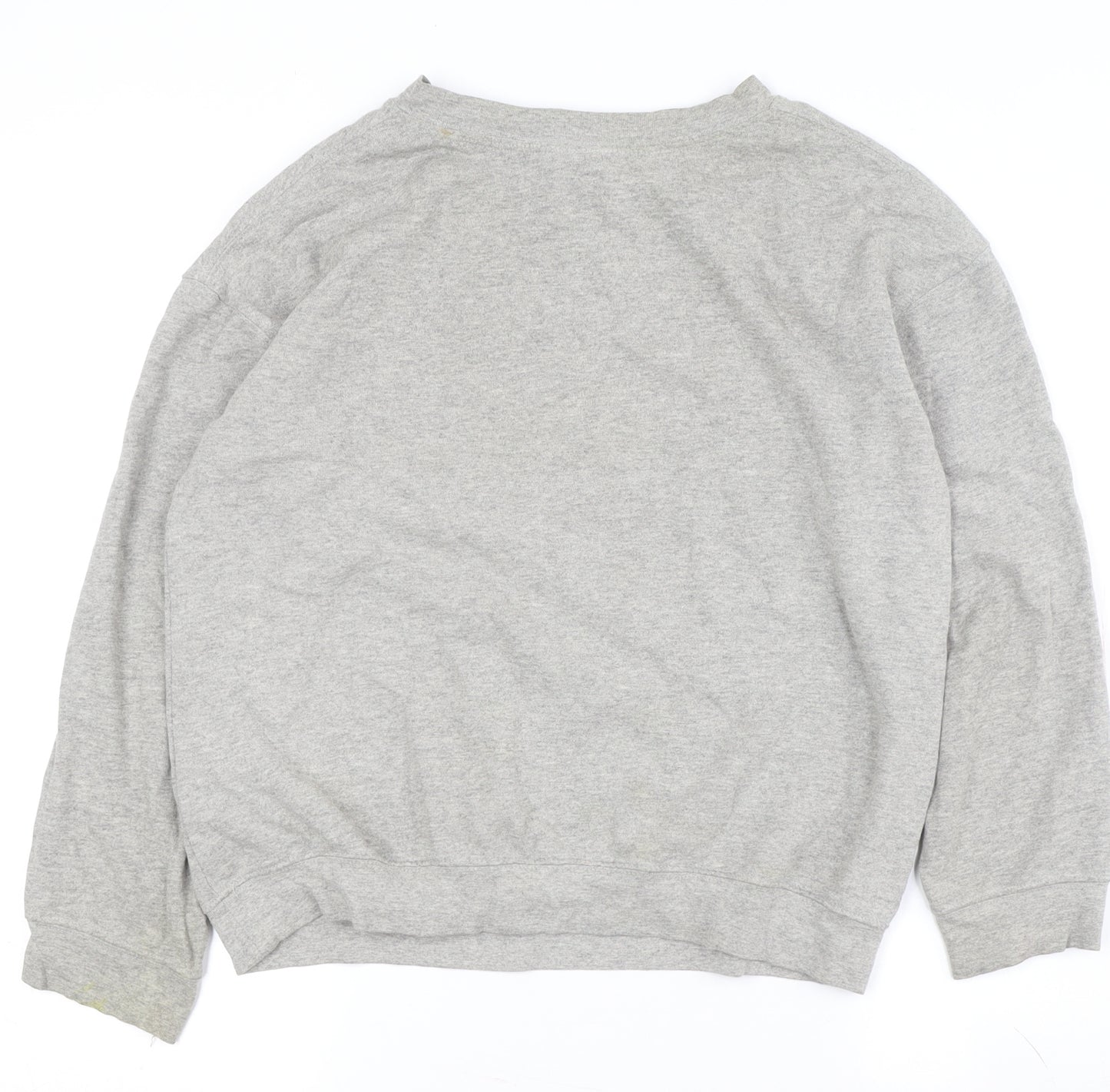 Disney Women's Grey Mickey Mouse Pullover Sweatshirt Size 6