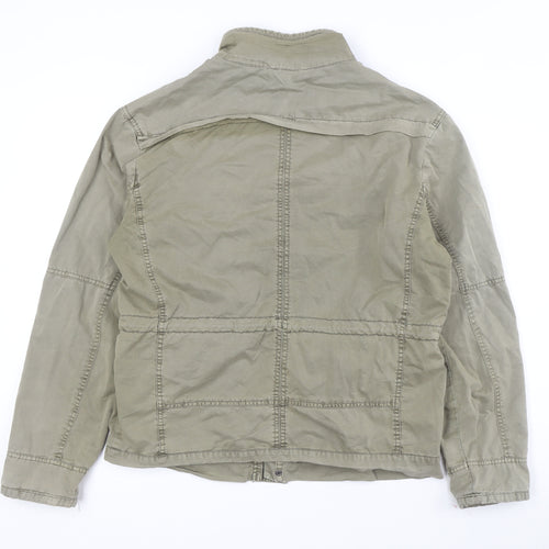 Deluxe Men's Green Cotton Jacket, L, Gothic, Casual