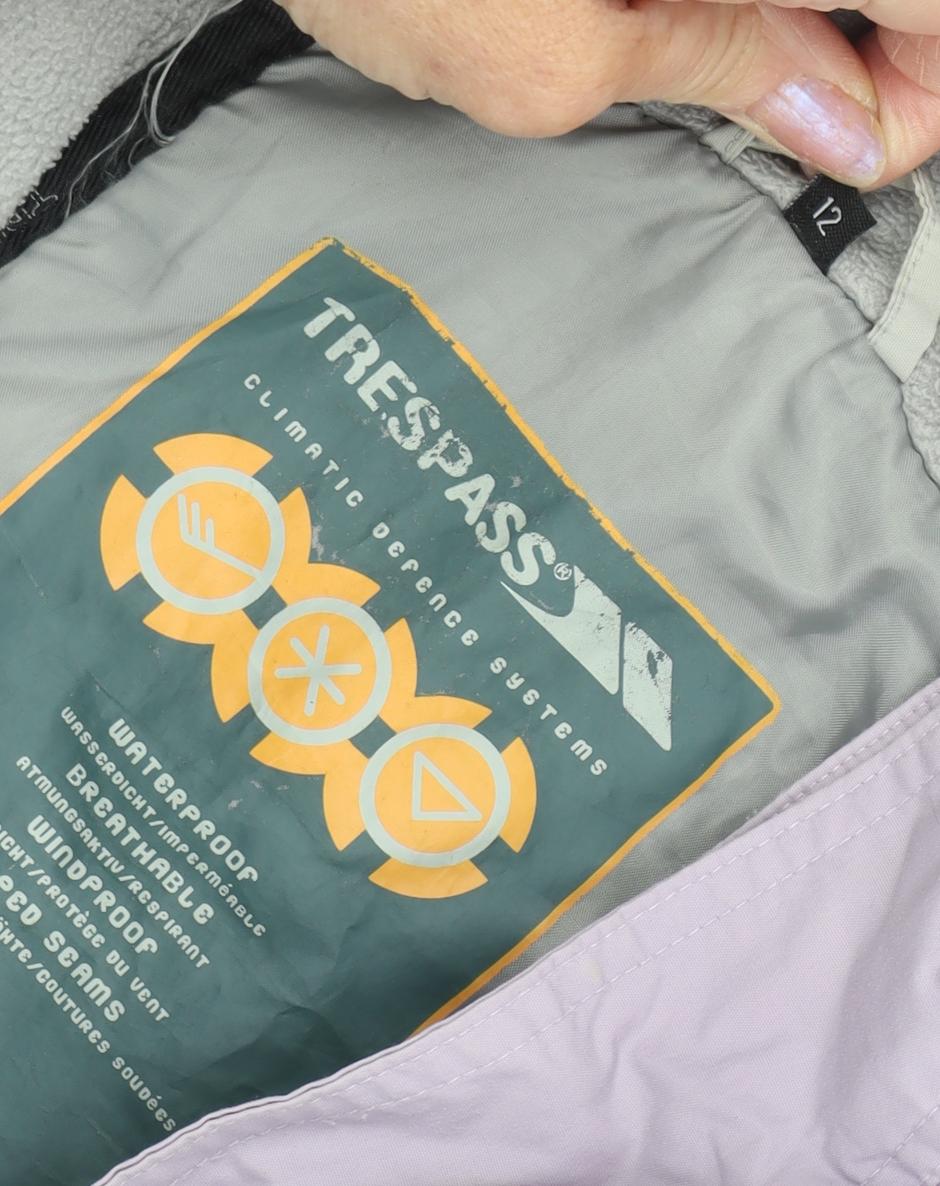 Trespass Women's Purple 3-in-1 Jacket, Size 12, Waterproof