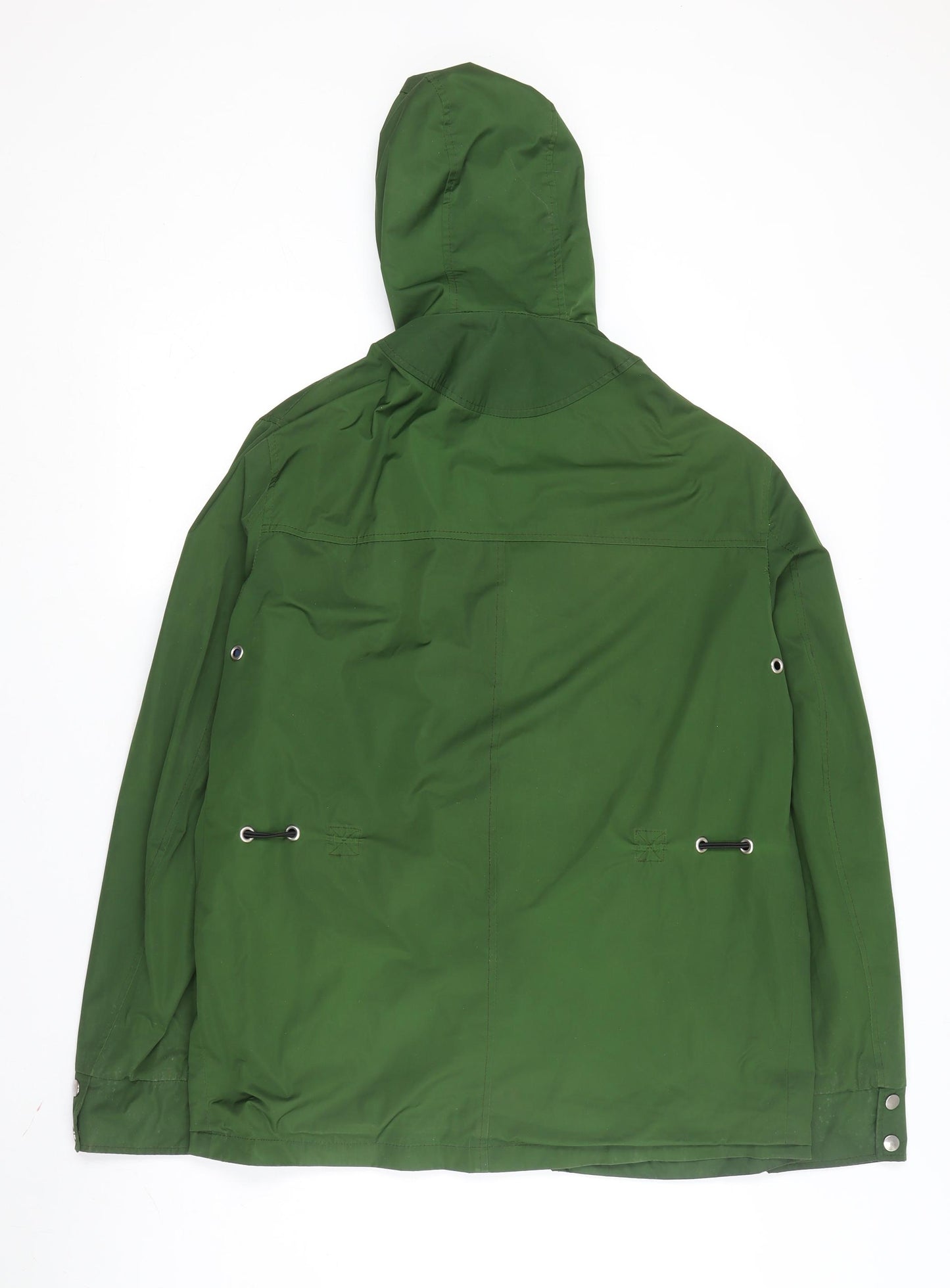 Oliver Spencer Women's Green Anorak Hooded Jacket Size 14