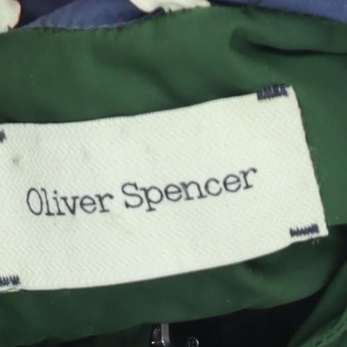 Oliver Spencer Women's Green Anorak Hooded Jacket Size 14