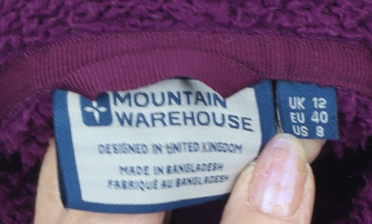 Mountain Warehouse Womens Purple Bodywarmer Waistcoat Size 12