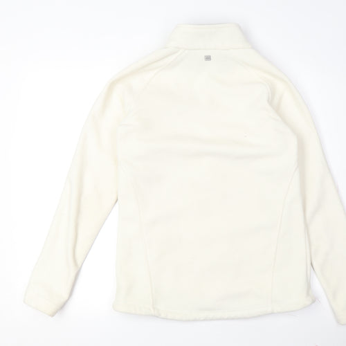 Mountain Warehouse Women's White Fleece Jacket Size 10