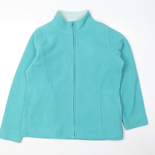 EWM Women's Blue Jacket, Medium, Fleece, Casual
