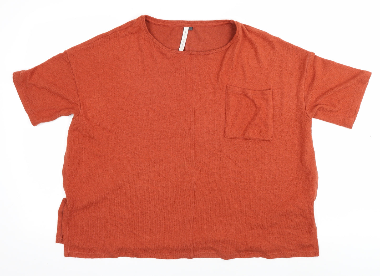 Maison de Nimes Women's Orange T-Shirt Size 16