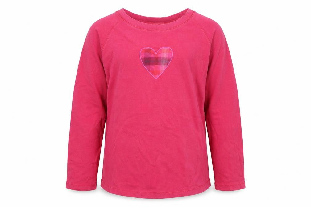 NEXT Girls Red Crew Neck Cotton T-Shirt, M