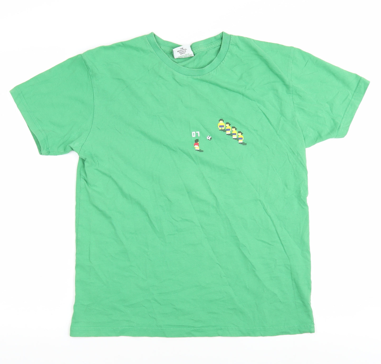 Sensible Soccer Men’s Green Medium Retro T-Shirt