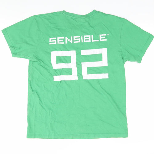Sensible Soccer Men’s Green Medium Retro T-Shirt
