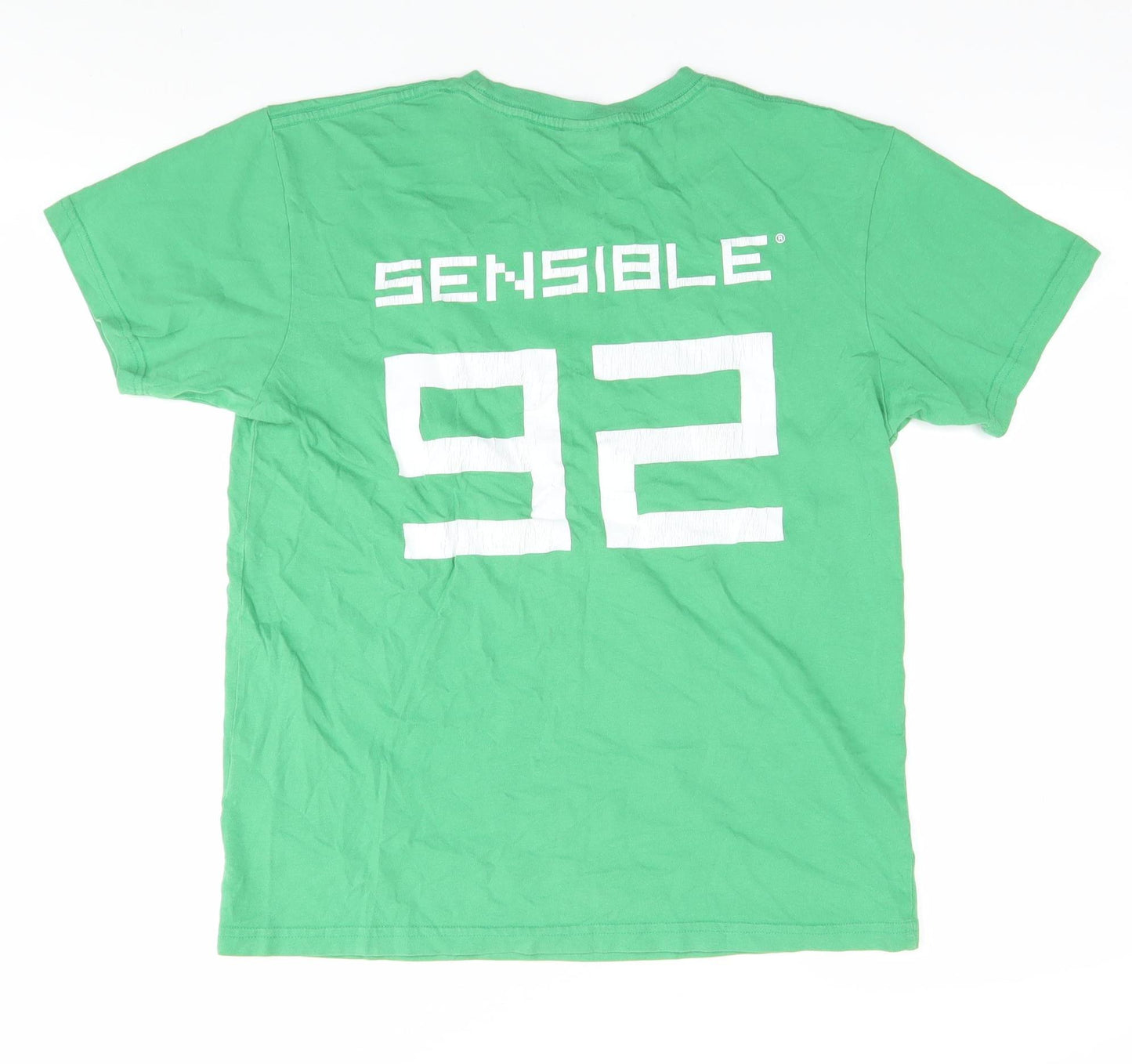 Sensible Soccer Men’s Green Medium Retro T-Shirt