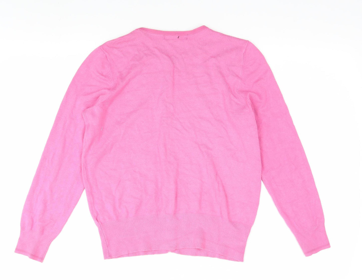Marks and Spencer Women's Pink Cardigan Size 14