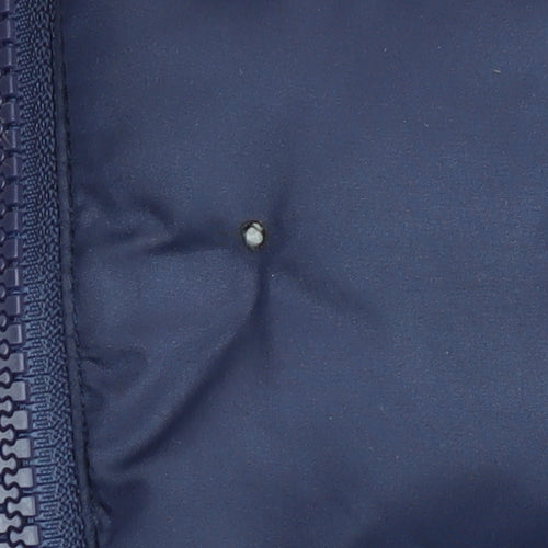 American Stitch Mens Blue Puffer Waistcoat S