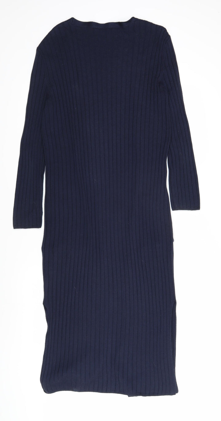 Marks & Spencer Women's Blue Cardigan - Size S