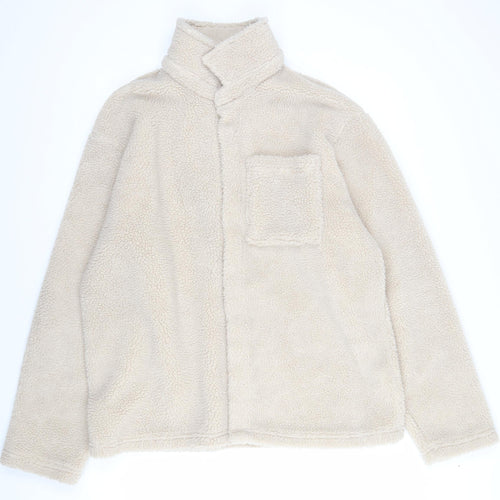New Look Men's Beige Polyester Jacket L