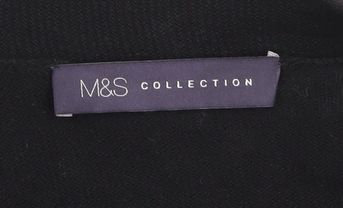 Marks and Spencer Women's Black Cardigan L Open Style