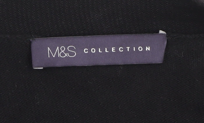 Marks and Spencer Women's Black Cardigan L Open Style