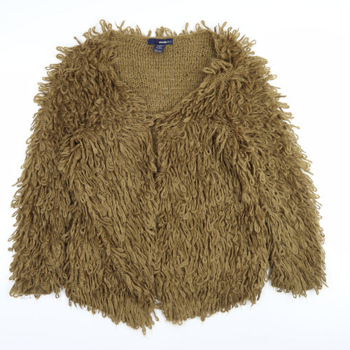 Denim 24/7 Women's Brown Chunky Cardigan S