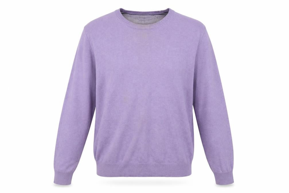 Front view of Marks & Spencer Men's Purple Cotton jumper M
