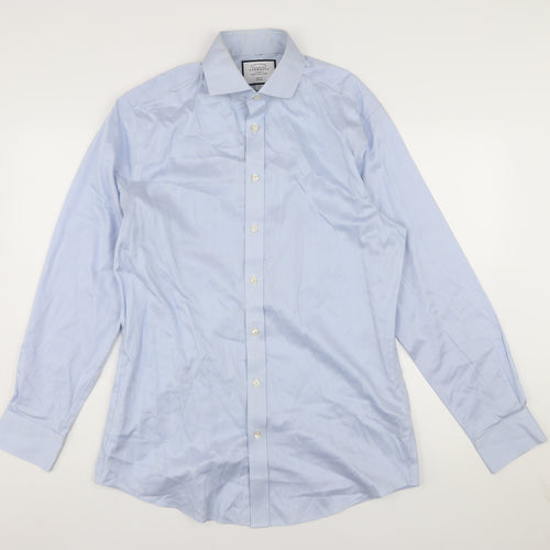 Charles Tyrwhitt Men's Blue Slim Fit Dress Shirt