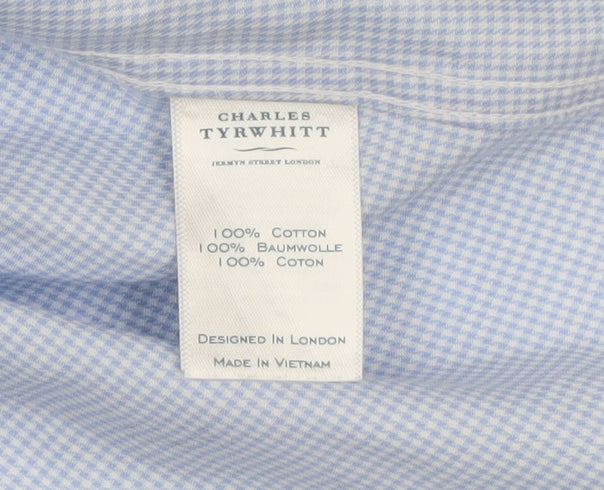 Charles Tyrwhitt Men's Blue Slim Fit Dress Shirt