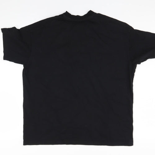 Trikko Men's Black S Graphic Print T-Shirt