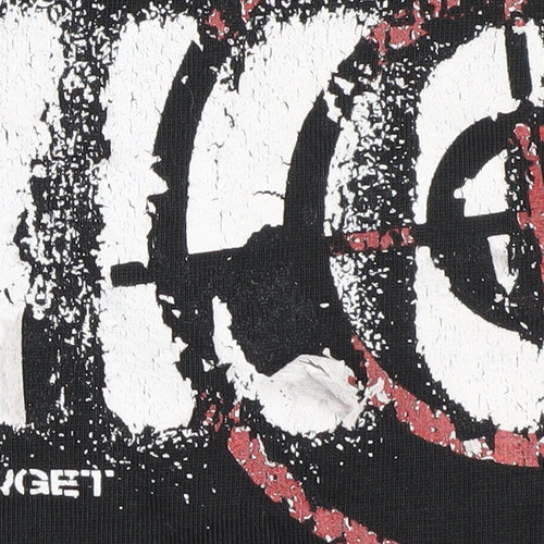 Trikko Men's Black S Graphic Print T-Shirt
