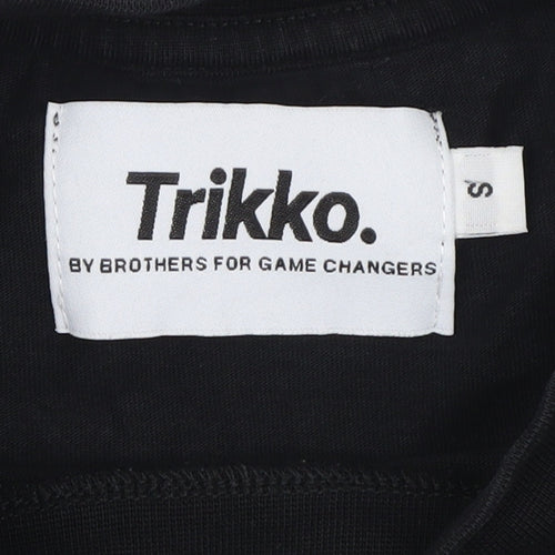 Trikko Men's Black S Graphic Print T-Shirt