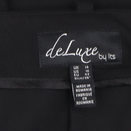 deLuxe Women's Black Trousers Size 14