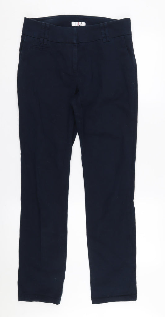 Jasper Conran Women's Blue Chino Trousers Size 12