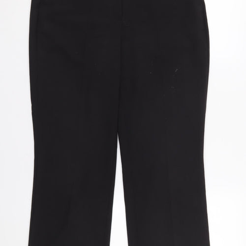 David Emanuel Black Dress Pants, Size 10, Regular Fit