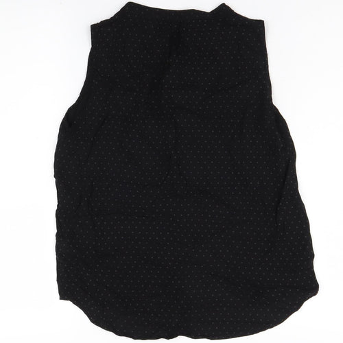 Jack Wills Women's Black Polka Dot Blouse Size 8