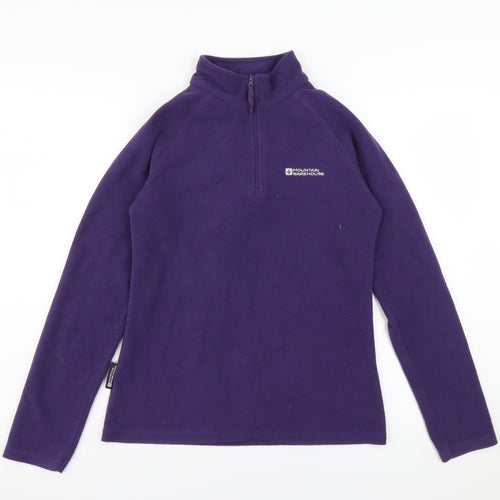 Mountain Warehouse Women's Purple Fleece Pullover Sweatshirt