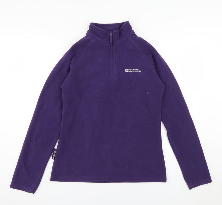 Mountain Warehouse Women's Purple Fleece Pullover Sweatshirt