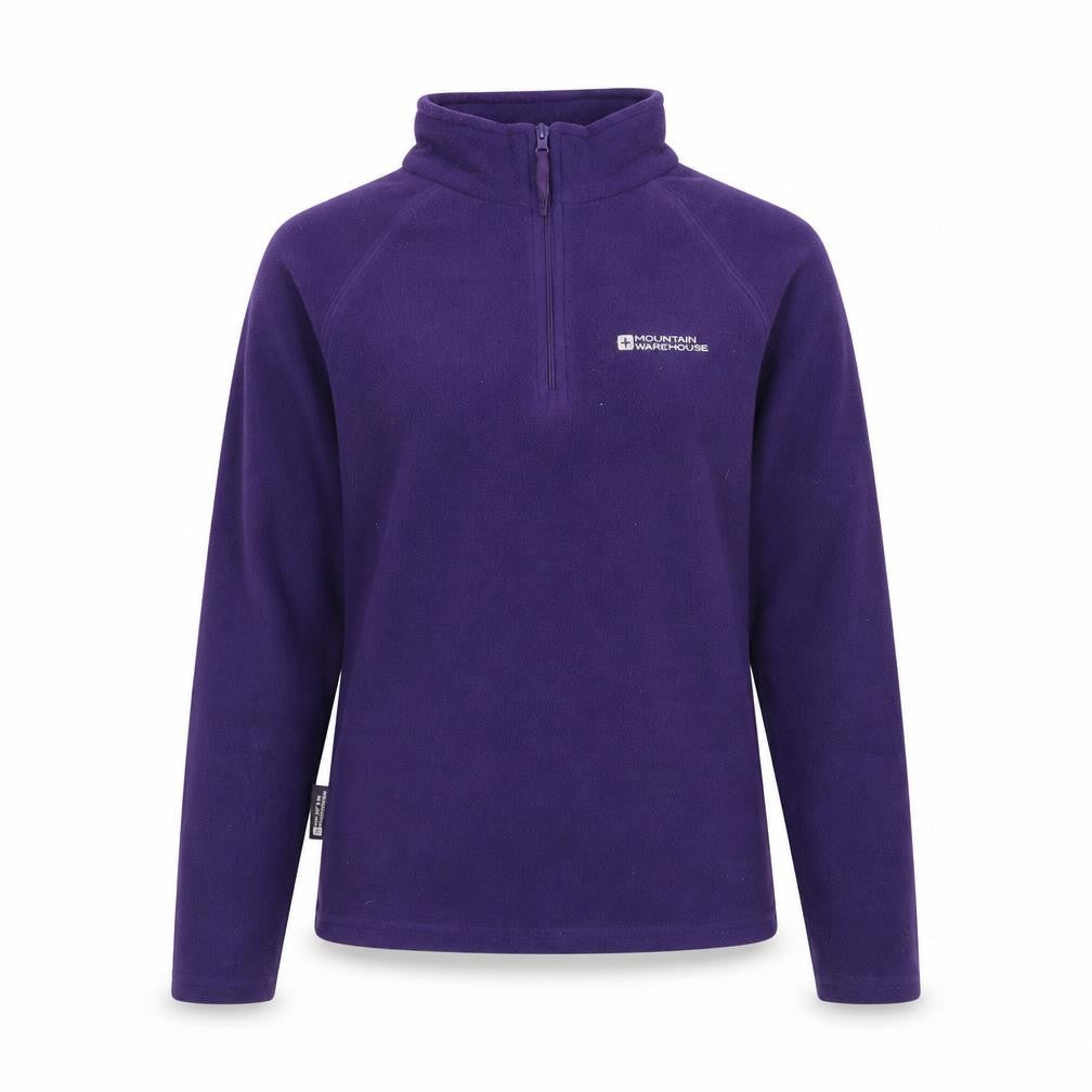 Mountain Warehouse Women's Purple Fleece Pullover Sweatshirt