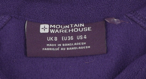 Mountain Warehouse Women's Purple Fleece Pullover Sweatshirt