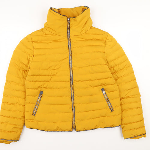 Tokyo Laundry Women's Yellow Puffer Jacket Size 16