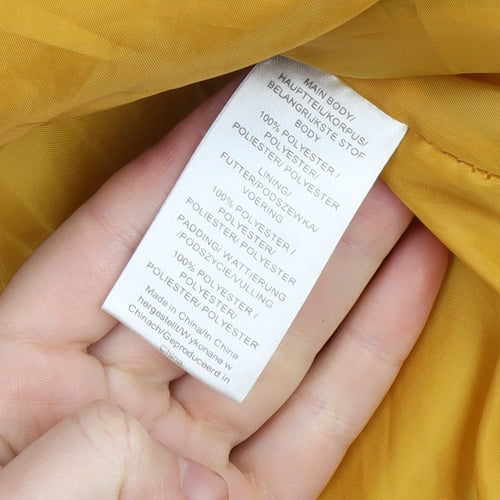 Tokyo Laundry Women's Yellow Puffer Jacket Size 16