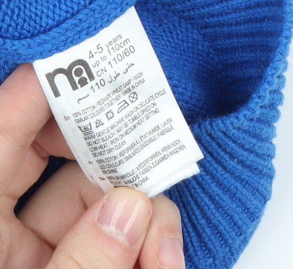 The Gruffalo Boys Blue Pullover Jumper 4-5 Years Casual Knit