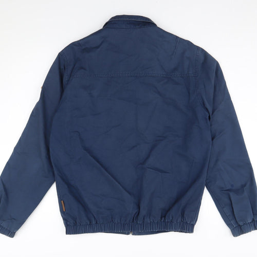 Bellfield Men's Blue Bomber Jacket, Size M, Casual