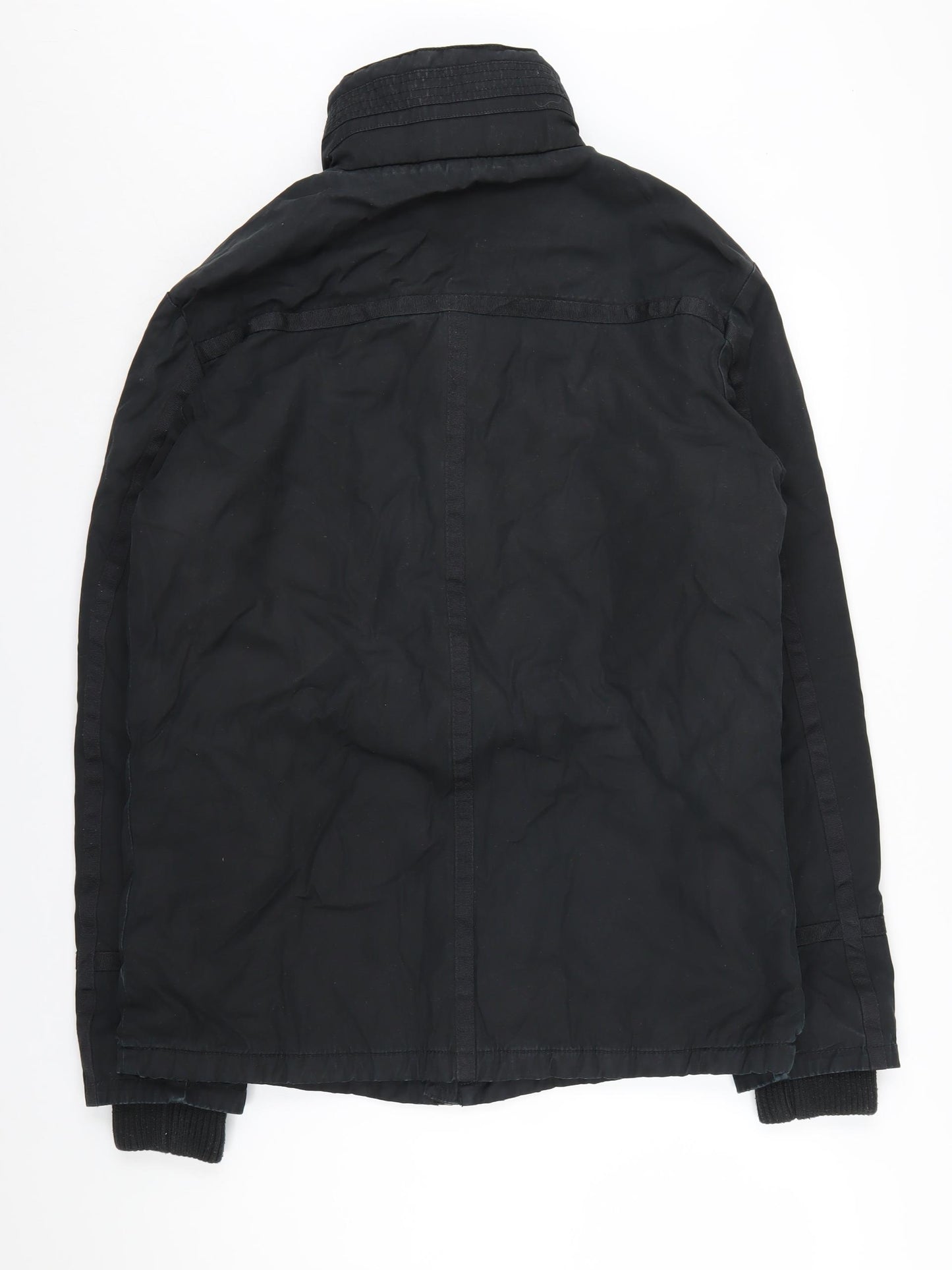 Firetrap Men's Black Mid-Length Casual Jacket L