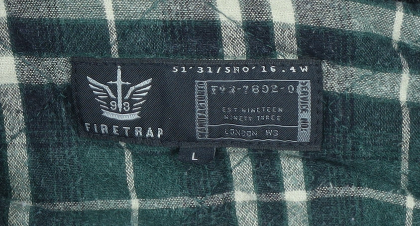 Firetrap Men's Black Mid-Length Casual Jacket L