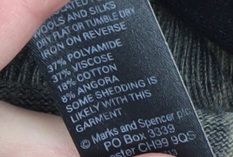 Marks & Spencer Women's Black Tunic Blouse Size 12