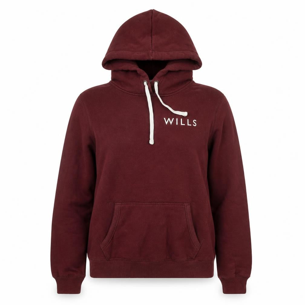 Front view of Jack Wills Women's Red Pullover Hoodie, size 10