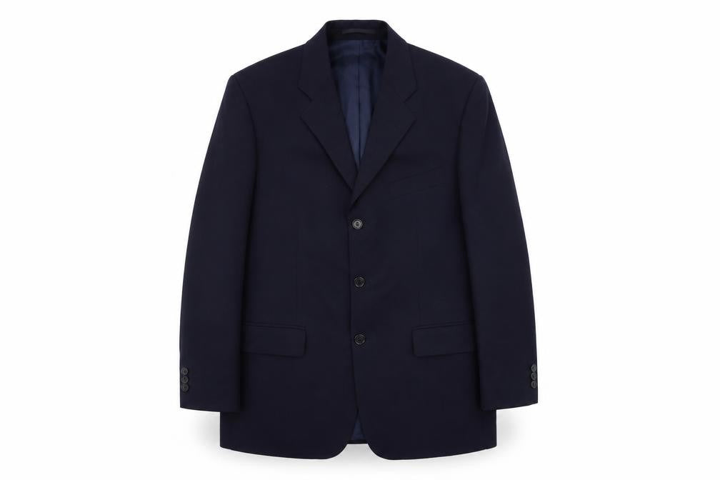Front view of WOOLMARK Men's Black Blazer UK 40, Formal Wear